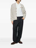 Maison Kitsuné logo-patch cardigan