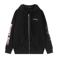 Chrome Hearts Anime Floral Zip-Up Hoodie